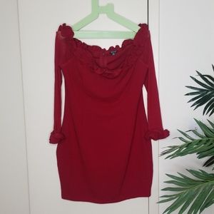 Ruffled Bodycon Dress